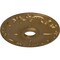 Ekena Millwork Kent Ceiling Medallion (Fits Canopies up to 5"), Hand-Painted Pale Gold, 18"OD x 3 1/2"ID x 1 1/4"P CM18KEPAS - alternate 2